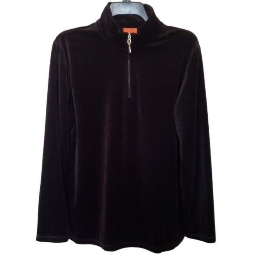 Heart of Palm Velour Oversized Jacket Size Medium